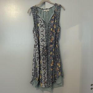 Blue multicolored sundress